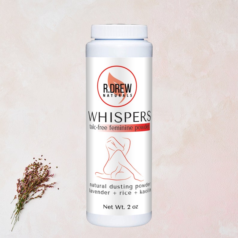 Talc Free Feminine Powder Whispers Dusting Powder Body Etsy