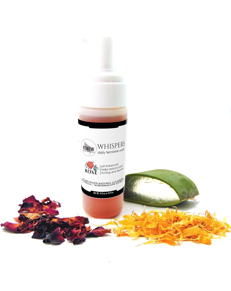 Intimate Feminine Wash Rose Natural Feminine Cleanser Etsy