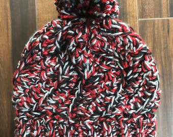 Tampa Bay Buccaneers Themed Pom Pom Hat 