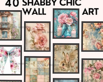 Shabby Chic Pink Wall Art Shabby Chic Decor Floral Prints Instant Download Pink Decor Printable Wall Art Home Florals Master Resell Rights