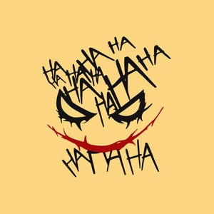 Joker Svg Png Dxf Eps  - Joker Svg, Why So Serious Png, Joker Svg, Joker Ha Ha Ha Png, Svg, Eps, Dxf files, cricut | Colorful/Black