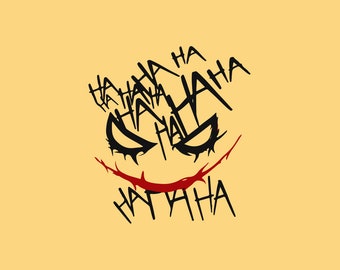 Joker HaHa SVG – Why So Serious, Cricut Cut File (Colorful/Black)