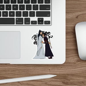 Lan Wangji x Wei Wuxian Sticker | MDZS Wangxian | Grandmaster of Demonic Cultivation | Mo Dao Zu Shi Danmei Die-Cut Sticker