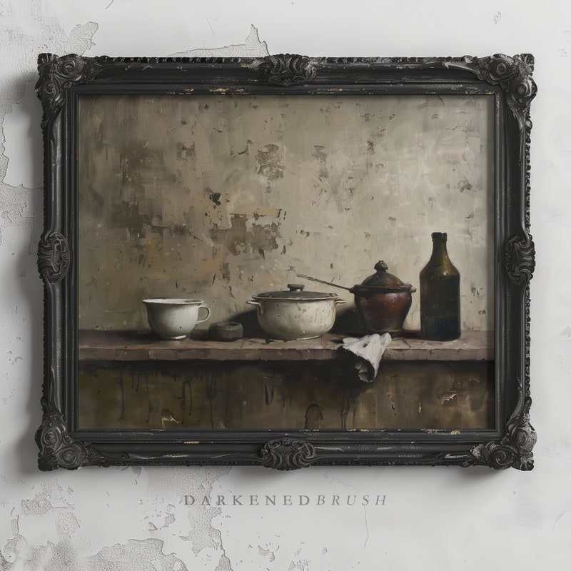 Rustic Kitchen Art Etsy