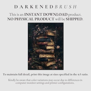 May include: A stack of old, worn books with brown leather covers and gold lettering. The books are surrounded by dark green foliage and small pink flowers.
