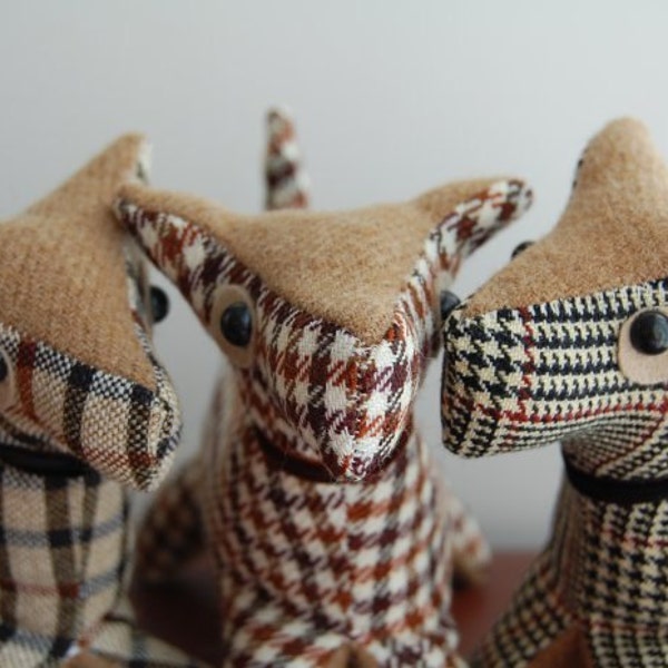 Scottie dog plush