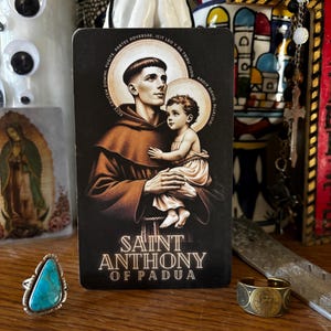 Saint Anthony of Padua Oversized Prayer Card