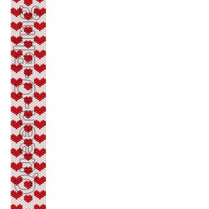 Peyote Cuff Tutorial - Heart/Valentine