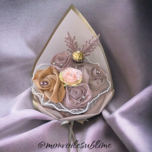 Hijab veil bouquet to personalize Mother's Day Eid wedding image 3