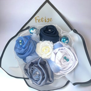 Hijab veil bouquet to personalize Mother's Day Eid wedding image 8