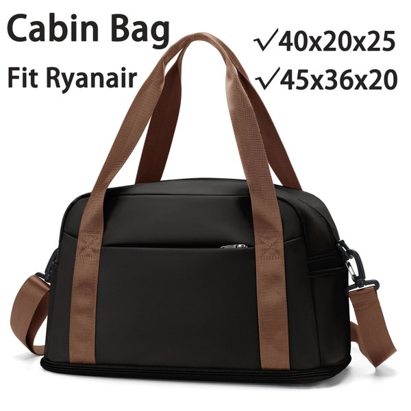 Weekend Travel Cabin Bag for Women Men, 40x20x25, 45x36x20 Large Maximum Hand Luggage Sports Tote Bag, Business Ryanair. Easyjet.