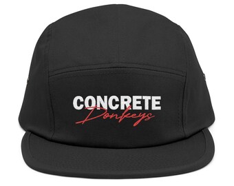 Concrete Donkeys 5-panel cotton hat