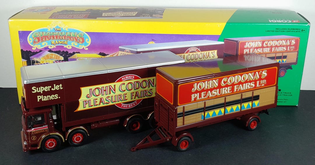 Camion Corgi 21701 - AEC Avec Remorque - John Codona's - Échelle 1/50 - Neuf