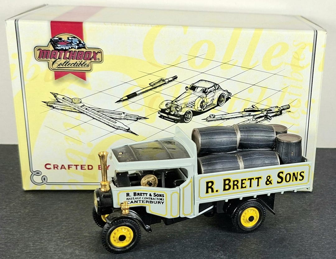 Muck R. Brett Boxed Matchbox R.brett & Sons 1922 Foden Steam Wagon - YAS12-M (2803 ...