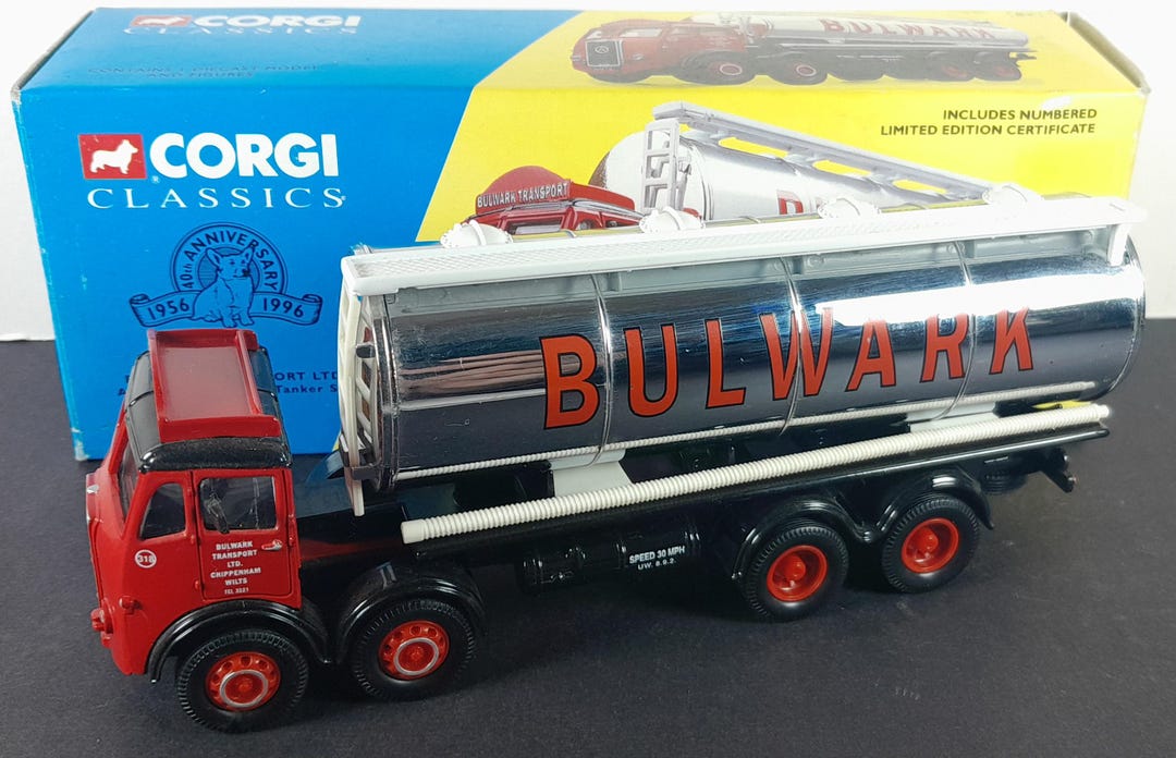Boxed Corgi Bulwark Transport Ltd Atkinson Cylindrical Tanker - 27301 ...