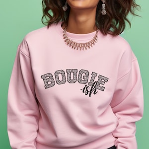 Varsity Aesthetic Crewneck, Oversized Sweatshirt, Shirt, Crewneck Sweatshirt, Gift for Her, Bougie-ish, Lace Aesthetic, Bougie Sweater