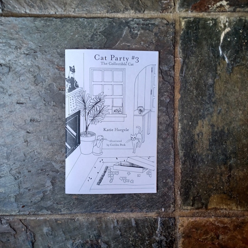 Cat party jigsaw magazine