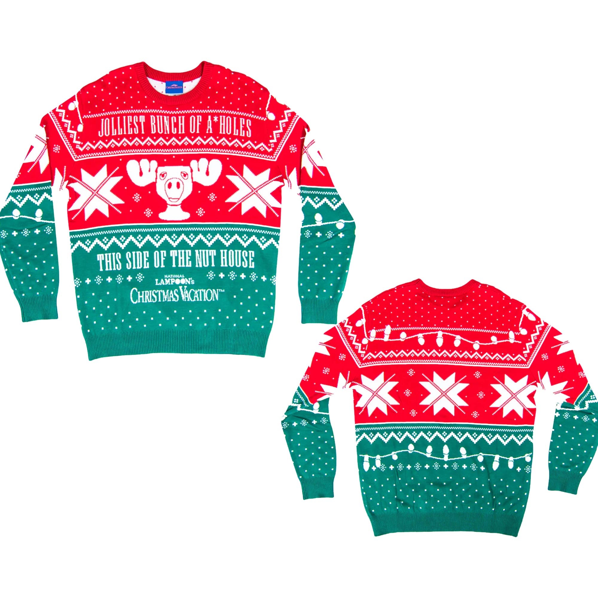 Christmas Vacation Jolliest Bunch of AssHoles Red and Green Ugly Ugly ...