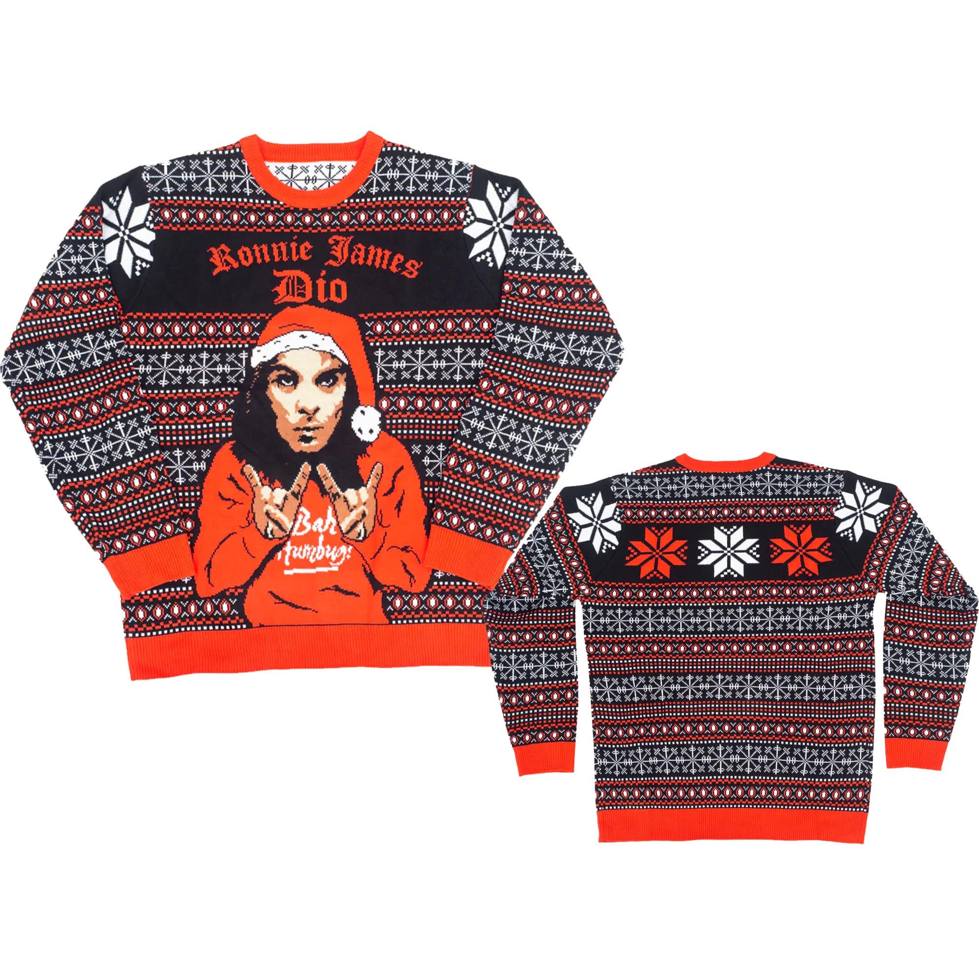 Discover Vintage Ronnie James Dio Bah Humbug Limited Edition Christmas Sweater