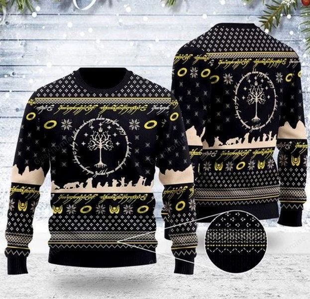 Discover LOTR Ugly Knitted Christmas Sweater