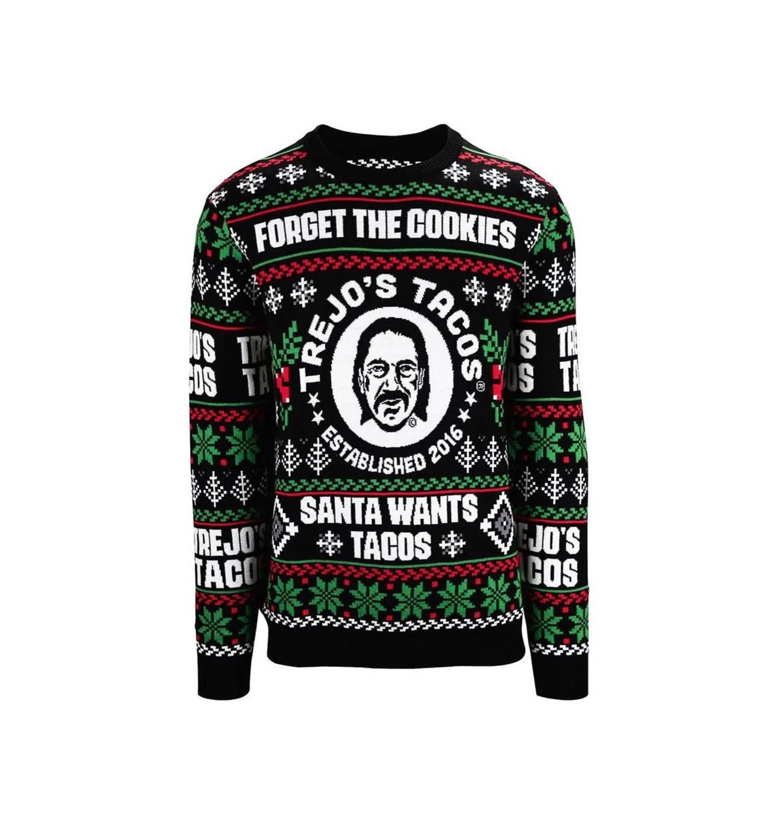 Discover New Trejo's Tacos Ugly Holiday Christmas 3D Sweater