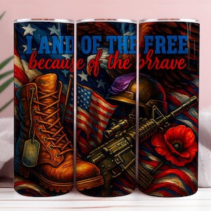 4th of July Tumbler Colorful Veteran Memorial Day Tumbler Wrap 20oz Sublimation Design Digital Download PNG American Flag Tumbler Wrap PNG