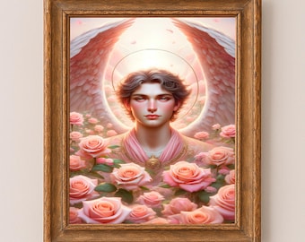 大天使チャミュエルのアート：愛と平和の天使（デジタルアート