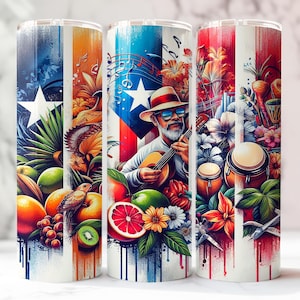 Puerto Rico Music Flag PNG Watercolor Brushstrokes Soy Boricua Culture Vintage Puerto Vacation Travel Sublimation Design Trending Clipart