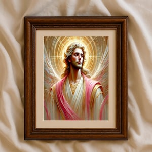 Metatron Angel DIGITAL DOWNLOAD Guardian Angel Metatron, Angel of God Metatron, The  Metatron Oil Painting, Tranformation Compassion Angel