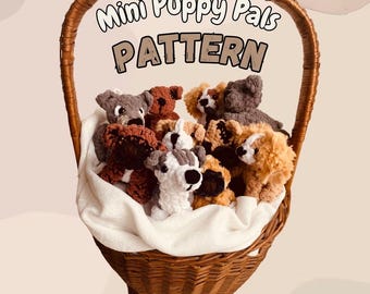 Wzór na szydełko dla szczeniaków: zrób to sam: amigurumi psi przyjaciele (wzór w formacie PDF), stwórz dowolną rasę