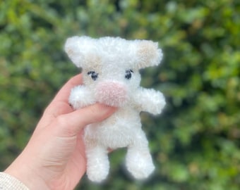 Crochet Pua Pig Plush, Handmade Moana Inspired Amigurumi