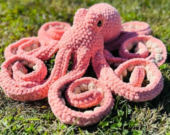 handmade anchor the octopus crochet unique plushie