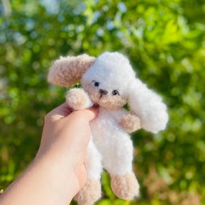 Crochet Bunny Amigurumi: Handmade Fuzzy Baby Lovey