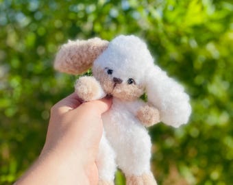 Crochet Bunny Amigurumi: Handmade Fuzzy Baby Lovey