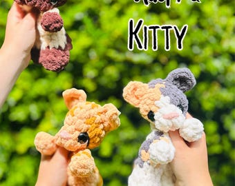 Adopt a Kitty: Handmade Crochet Kitten Amigurumi Plush