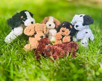 Adopt a Puppy: Handmade Crochet Puppy Amigurumi Plush