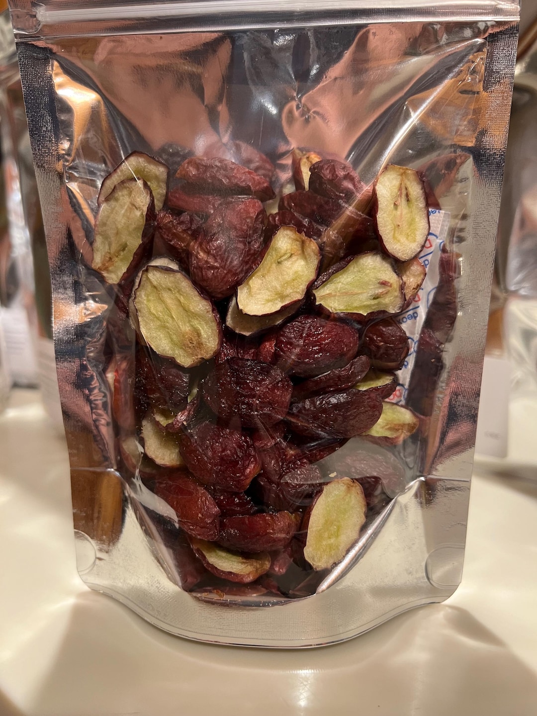 Freeze Dried Seedless Red Grapes - Etsy