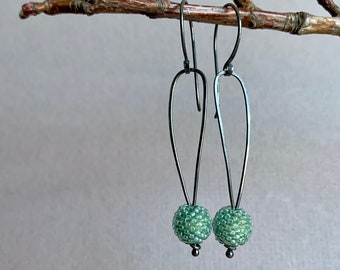 Pin Dot Earring - Lambs Ear