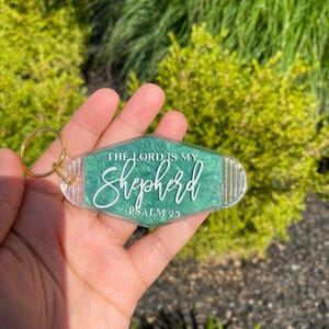 My Shepherd / Motel Retro Keychain / Christian Keychain