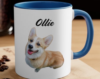 Pet Mug Pet Photos+Name.Coffee cup for the dog.Personalized mugs for pets.A mug for a motherdog.Personalizedmug