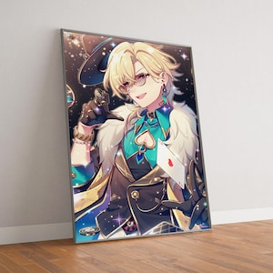 Honkai Stair Rail Aventurin Poster, Hochwertige Leinwand Poster Druck, Geschenke für Freund oder Freundin, Geburtstagsgeschenk, Fan-Artikel