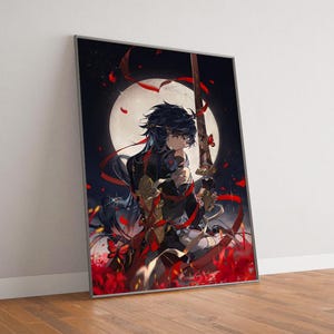 Honkai Stair Rail Blade Poster, High Quality Canvas Poster Print, Gifts for boyfriend or girlfriend, Birthday Present, Fan merchandise
