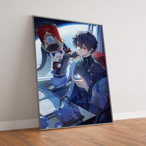 Honkai Stair Poster, High Quality Canvas Poster Print, Gifts for boyfriend or girlfriend, Birthday Present , Fan merchandise