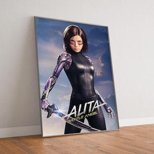 Alita Battle Angel poster, High Quality Canvas Poster Print, Birthday Present