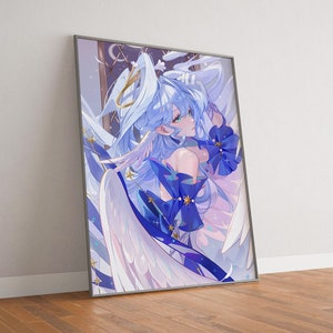 Honkai Stair Rail Robin Poster, High Quality Canvas Poster Print, Gifts for boyfriend or girlfriend, Birthday Present, Fan merchandise