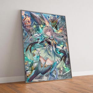 Honkai 階段レール ホタル ポスター、高品質キャンバス ポスター プリント、ボーイフレンドやガールフレンドへのギフト、誕生日プレゼント、ファン商品