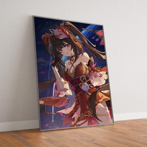 Honkai Stair Rail Sparkle Poster, High Quality Canvas Poster Print, Gifts for boyfriend or girlfriend, Birthday Present, Fan merchandise