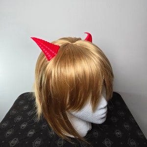 Satyr 3D Printed Cosplay Horns, DnD | Astaroth |  Headband and Headset Add-ons Available