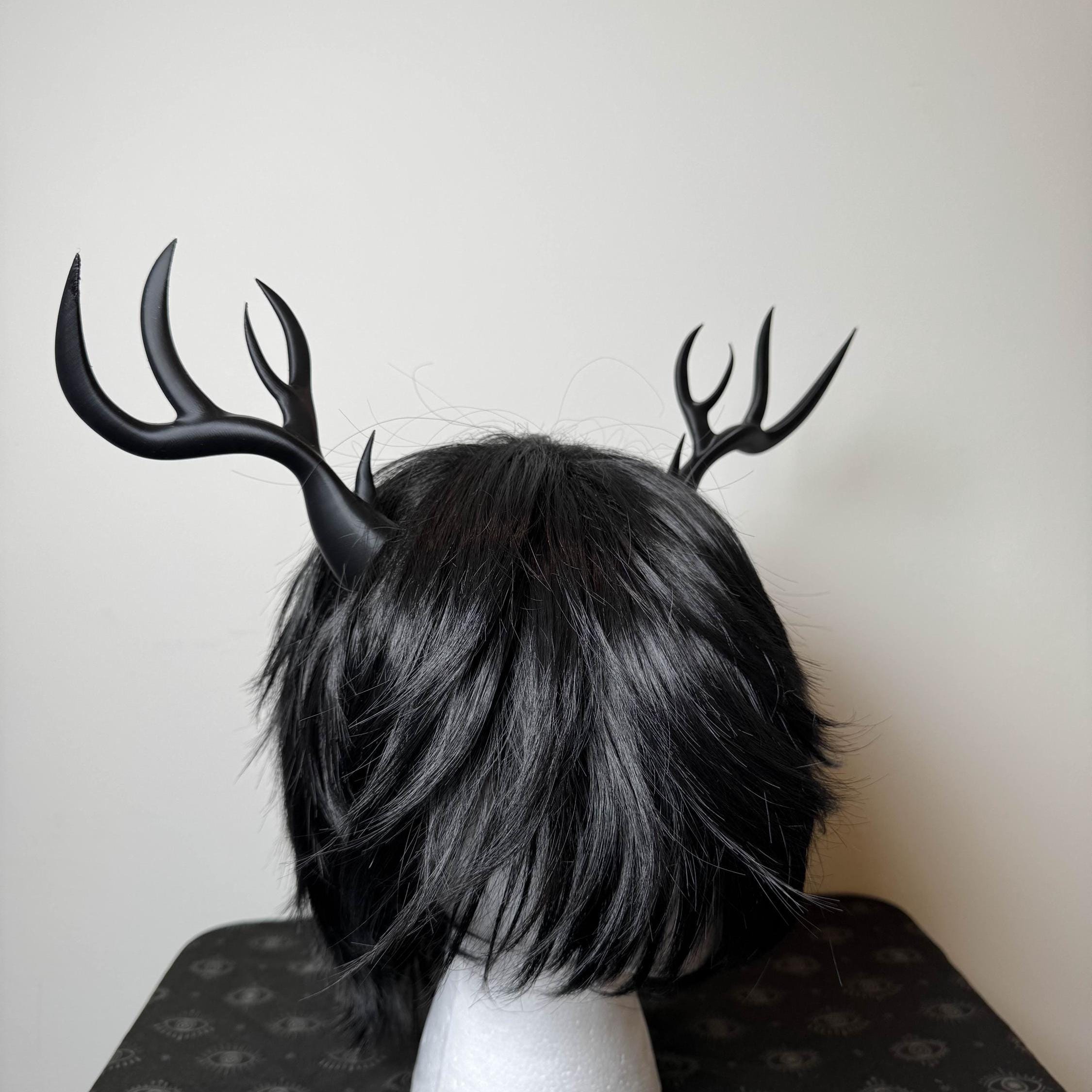 Deer 3D Printed Cosplay Antlers, Dnd | Ferthur | Headband and Headset ...