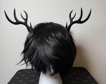 Deer 3D Printed Cosplay Antlers, DnD | Ferthur | Headband and Headset Add-ons Available